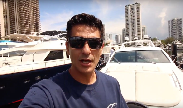 Black Ice charter guests enjoying Miami